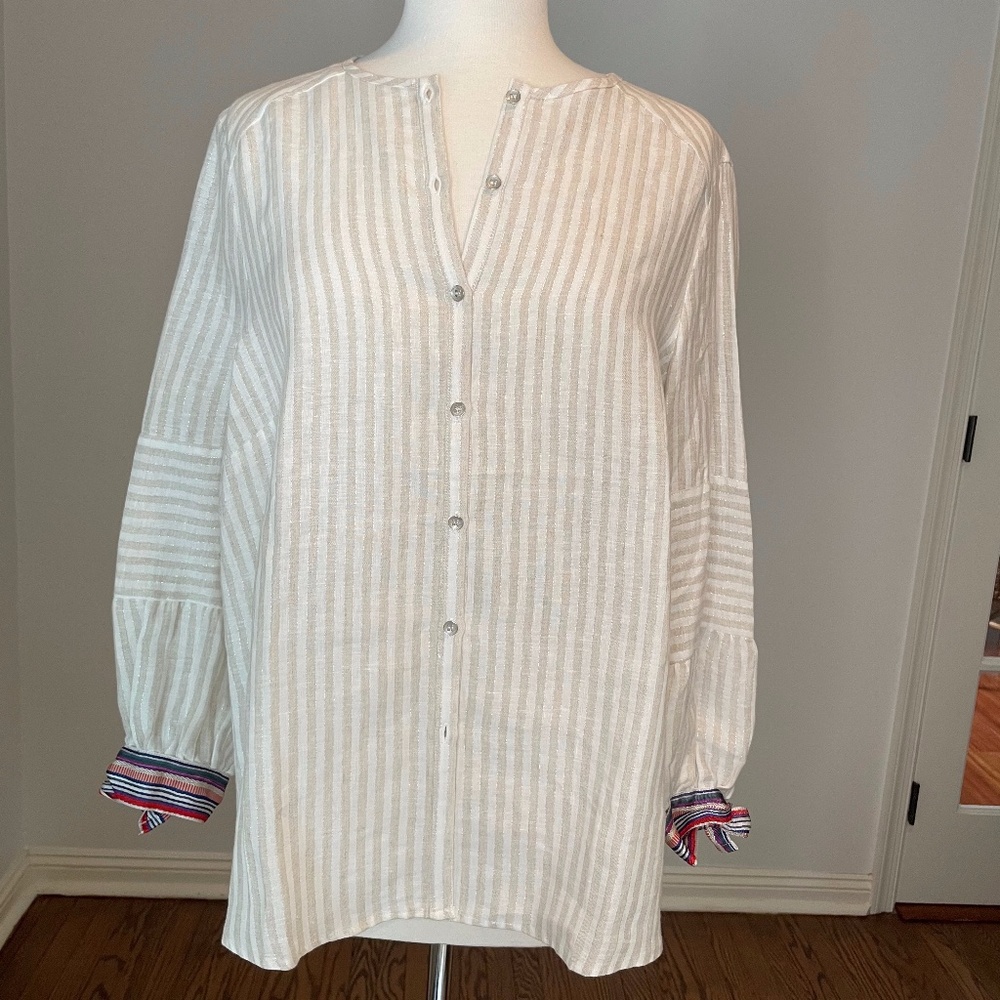 Striped Blouse - Villagalo - Size XL